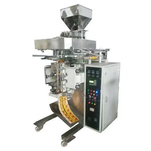 Silver Automatic Supari Pouch Packaging Machine