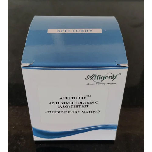 White And Blue Turbidimetry Method Anti Streptolysin O  Test Kit