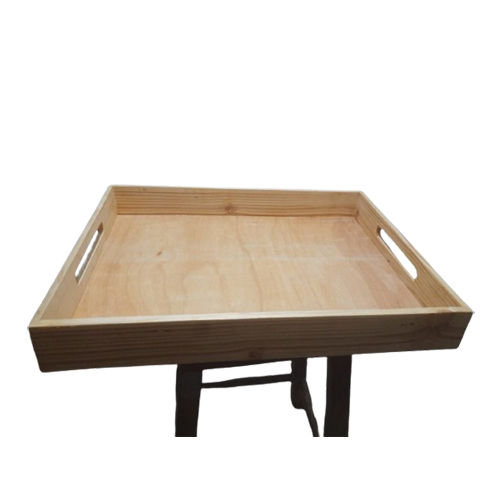 Polished Wooden Plain Tray