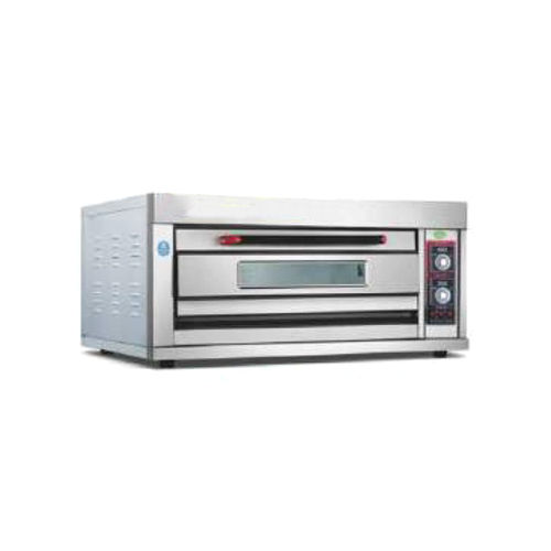 Gray Ycd-2d (Full Ss) 1 Deck 2 Tray Electric Baking Ovens