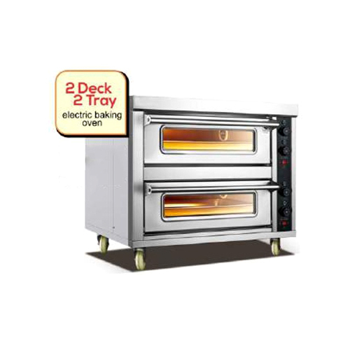 WFF-202D 2 Deck 2 Tray Electric Baking Ovens