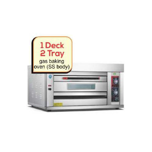 YCQ-2D 9 (Full SS) 1 Deck 2 Tray Gas Baking Ovens