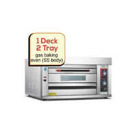 YCQ-2D 9 (Full SS) 1 Deck 2 Tray Gas Baking Ovens