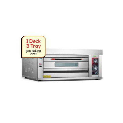 YCQ-3D 1 Deck 3 Tray Gas Baking Ovens