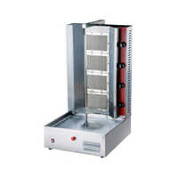 4 Burner Gas Range Shawarma Machine - Stainless Steel, 670x540x1015mm | Industrial Application, Electric Power Source, Ideal For Hotels