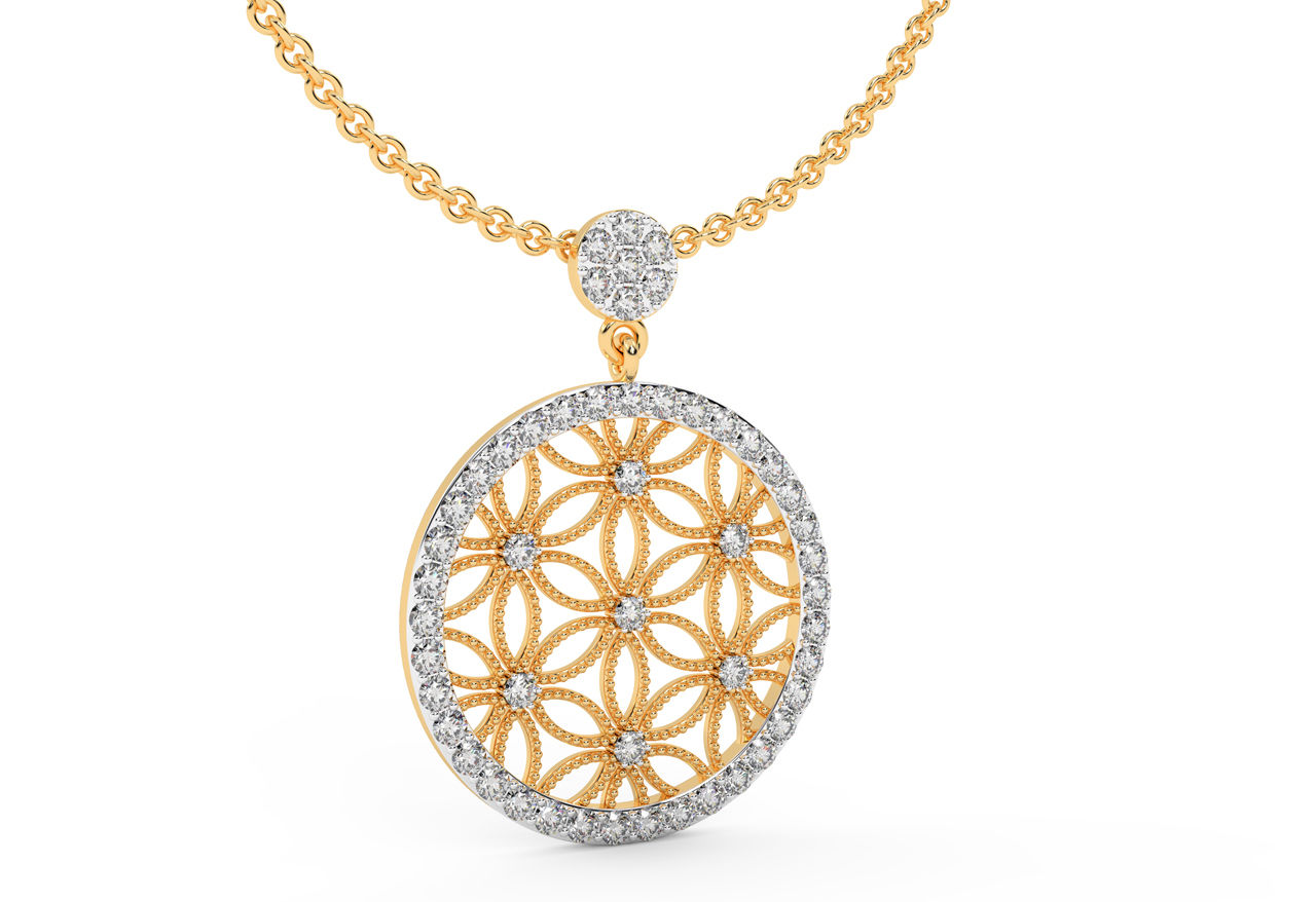 Circle of Elegance Diamond Pendant