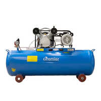 Belt Driven Air Compressor - Stainless Steel, Electric Powered | New Lubricated Design, Quiet Operation, Durable Performance