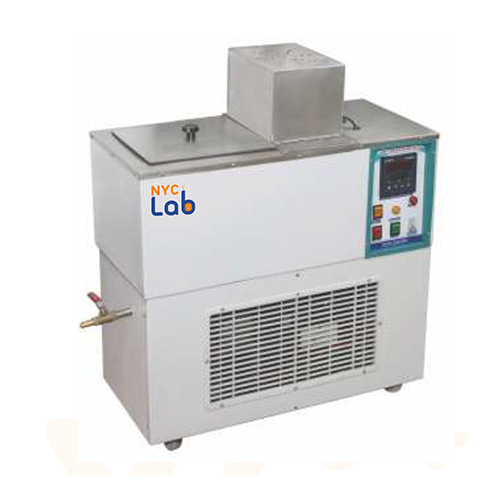 NYC-LTB-01 Low Temperature Bath - Stainless Steel 316 & 304, 15-30 Litre Capacity, Sleek Silver Finish, Digital PID Controller, Dual Display, Eco-Friendly Refrigerant