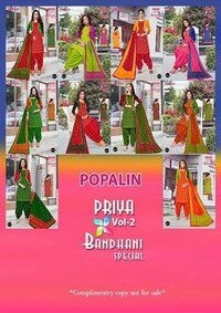 Priya Bandhani Special Popalin Vol-2 Dress Material