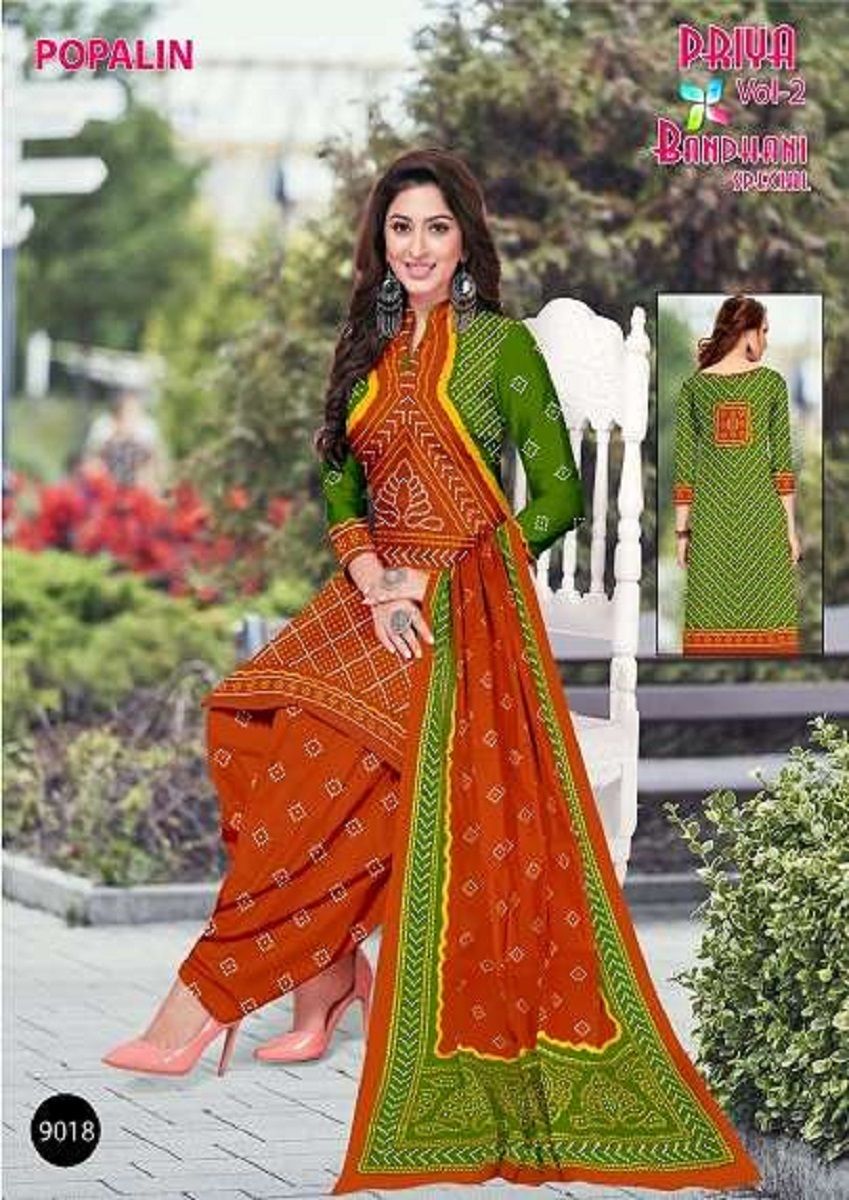 Priya Bandhani Special Popalin Vol-2 Dress Material