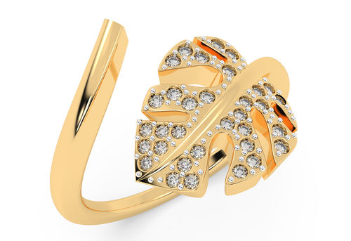 Natural Rose Quartz Crystal Gemstone Adjustable Ring (Shape: Diamond  Cutting Design)
