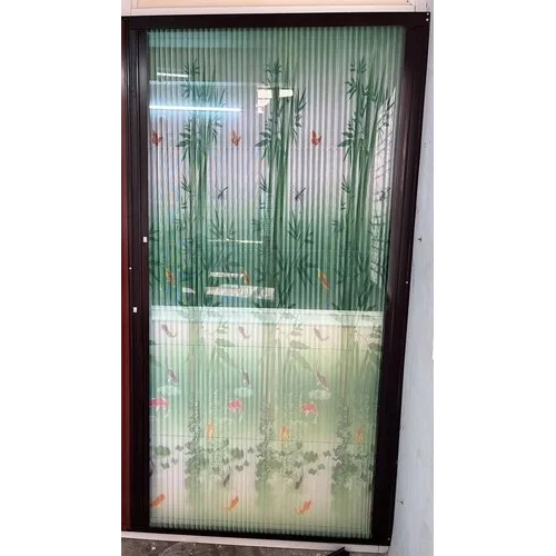 Printed Sliding Mesh Door