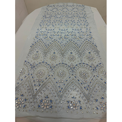 Designer Embroidery Applique Beaded Lace