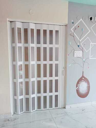 12 Mm Thickness PVC Partiton Folding Door With Glass