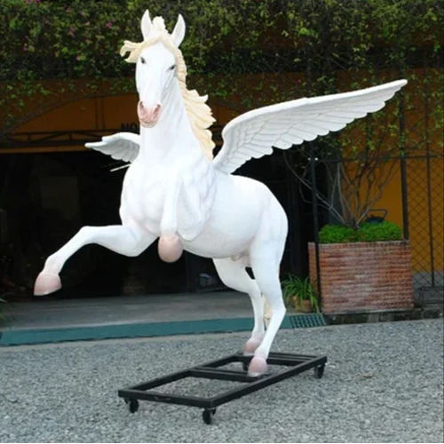 Customised Frp Fiber Glass Flying Horse Statue