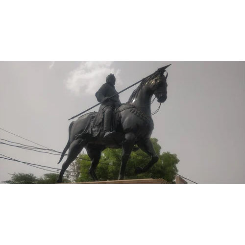 Customised 12 Feet Frp Fiber Maharana Pratap Statue