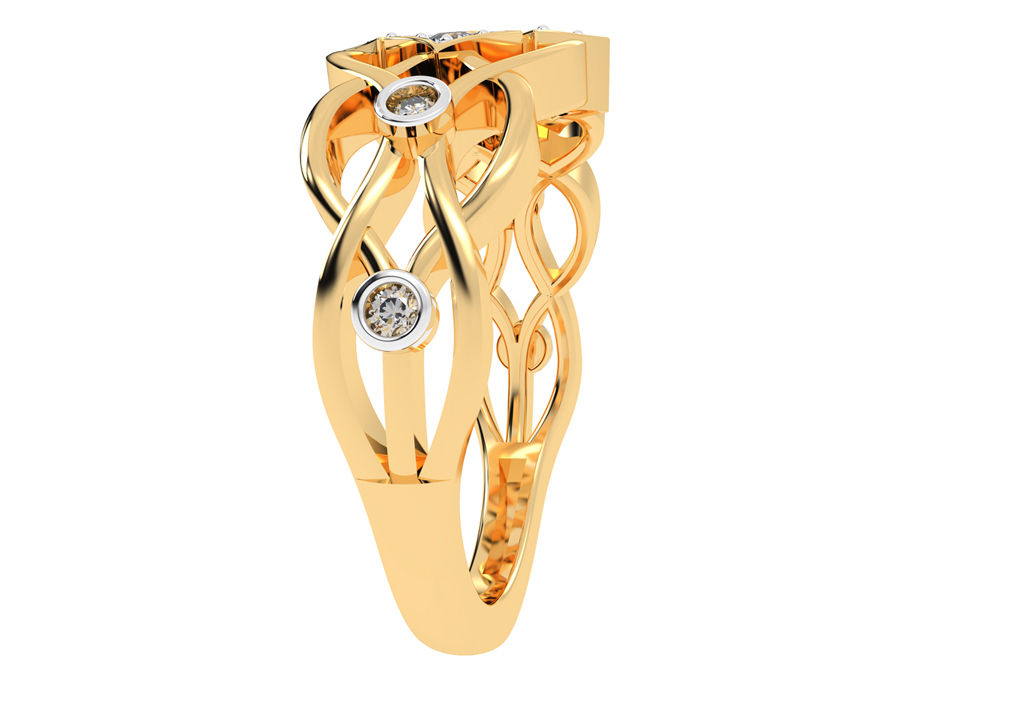 Intricate Jali Design Ring