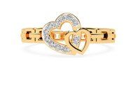 Twin Heart Diamond Ring