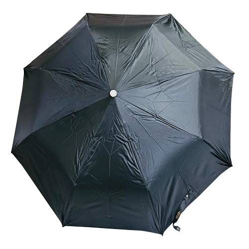 UMBRELLA 3 fold black silver