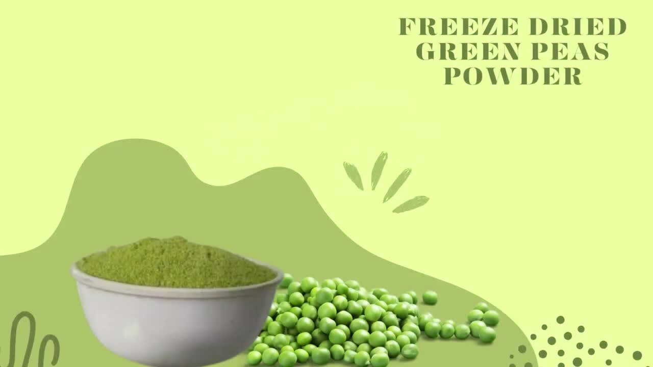 Freeze Dried Green Peas Powder