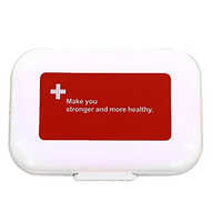 Plastic Pill Box - Transparent Plastic, 48 Grams | Industrial Usage, 1 Year Warranty