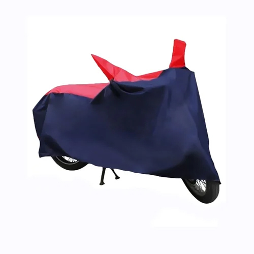 Bike Cover Red And Blue With Mirror Pockets