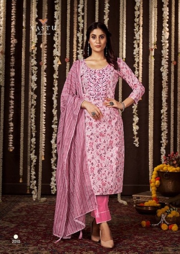 Vastu Gulmohar Dress Material