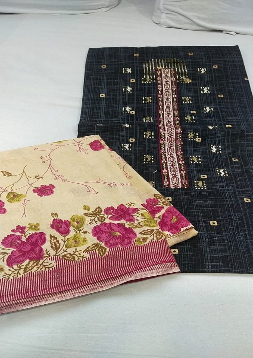 Vastu Black Beauty -Dress Material