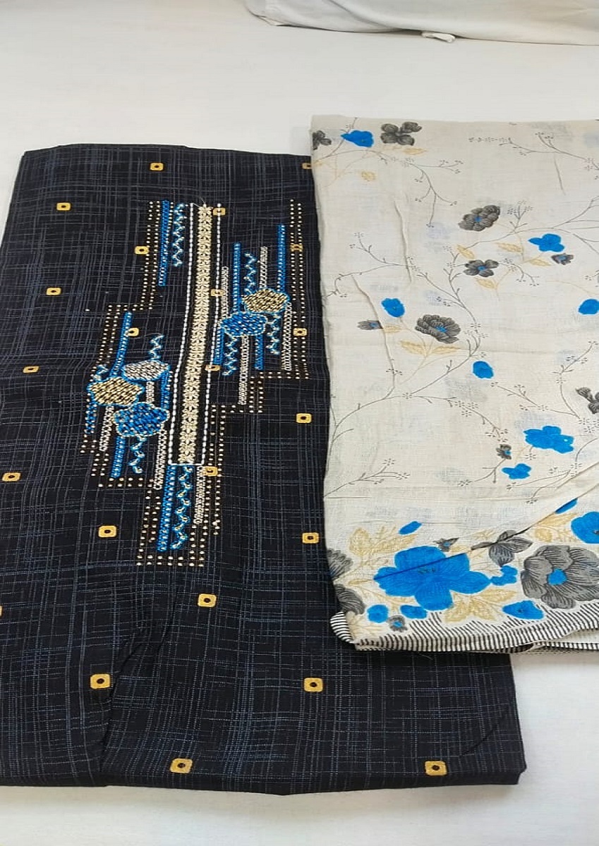 Vastu Black Beauty -Dress Material