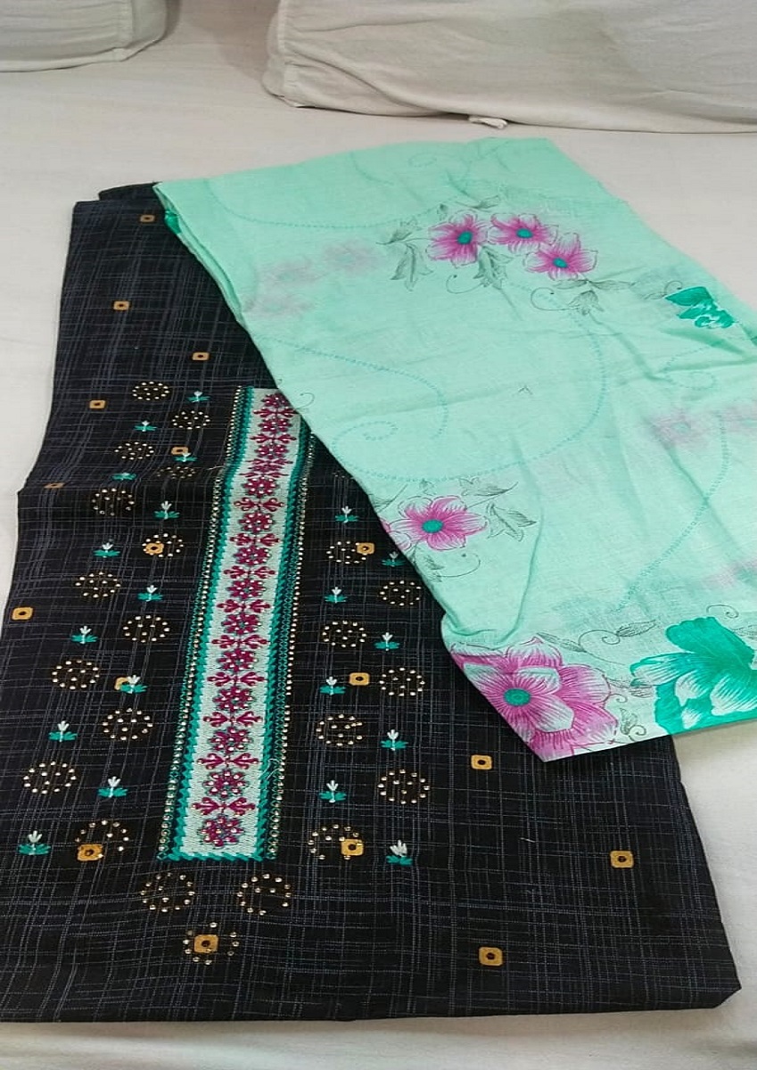 Vastu Black Beauty -Dress Material