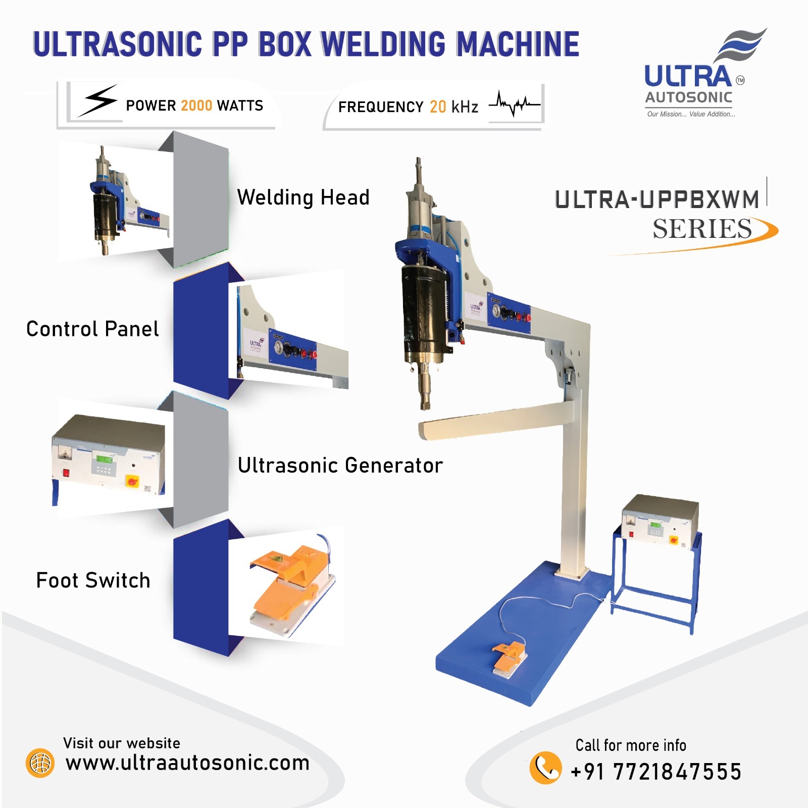 Ultrasonic PP Box Welding Machines