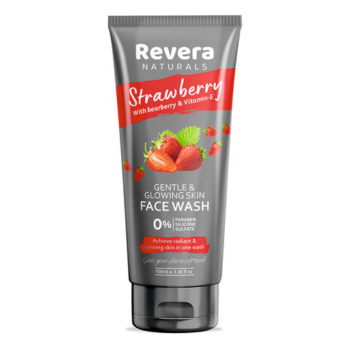 Strawberry With Bearberry And Vitamin E Facewash - Skin Type: All Types