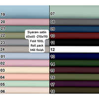 60x60 Siyaram Satin Shirting Fabric - Color: Different Colors Available