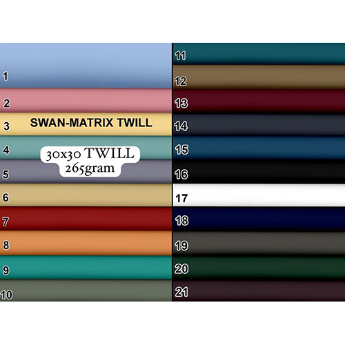 265 GM 30x30 Swan-Matrix Twill Shirting Fabric