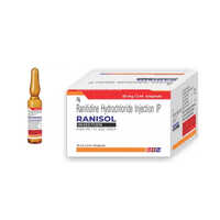 Ranitidine Hydrochloride Injection - 50mg/2ml Liquid Form | For Human Use, Prescription Only, Store At Normal Temperature