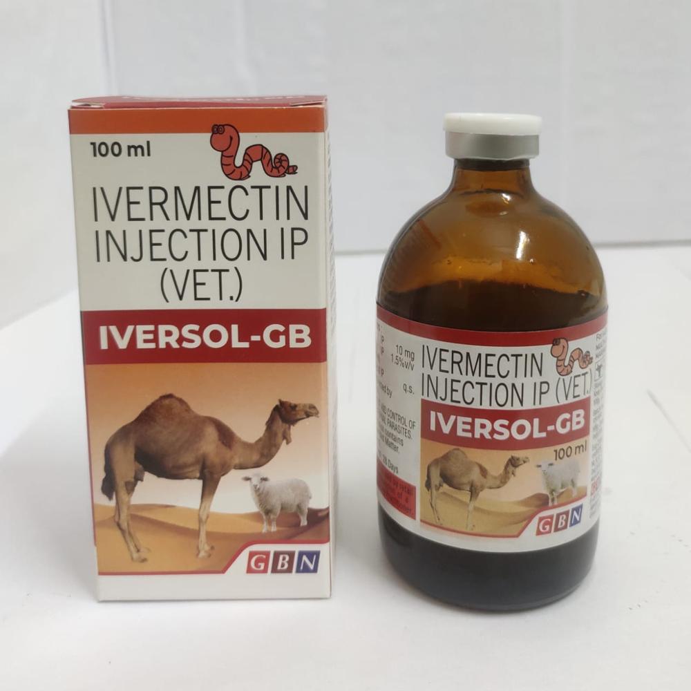 Ivermectin Inj. 1% 100ml - Brand Name: Gbn Pharmaceutical