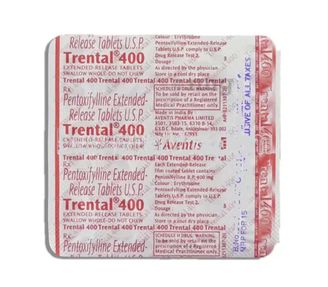 Trental 400mg Tablet