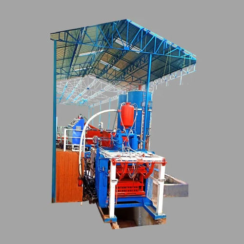 Blue Hydraulic Concrete Block Making Machine