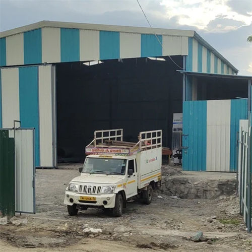 White Godown Roofing Shed