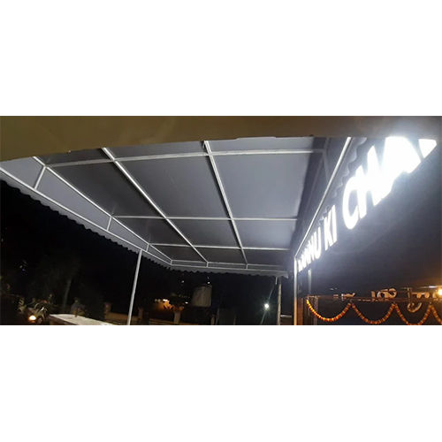 Grey Fixed Frame Awnings