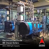 Electrical/electrode 4000 Kg/hr Capacity Ibr Steam Boiler - Color: Black
