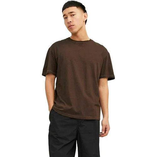 Mens Plain Brown T Shirt