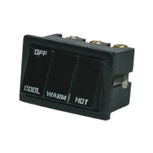 Black Heat Convector Piano Switch