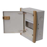 6 Way Electrical Mcb Box - Crc Material, 64a Capacity, 50hz Frequency, Ip55 Protection | Paint Finishing, Powder Coating, Warranty Included