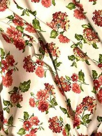 Satin Printed Fabric For Saree