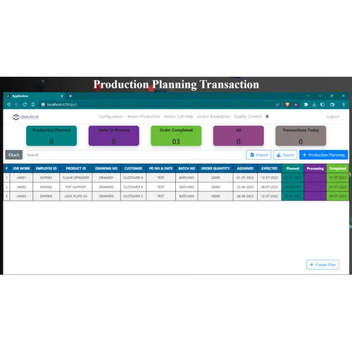 Production Management software