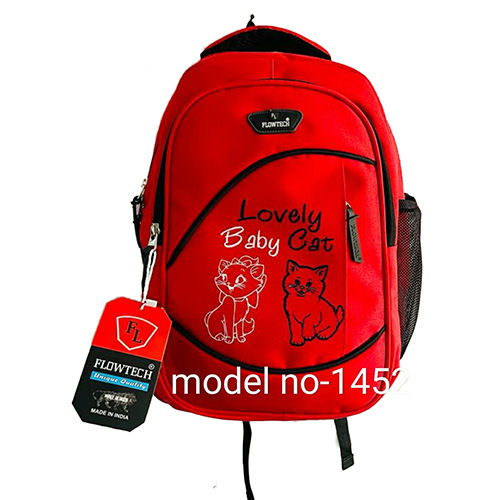 1452 Red School Backpack Bags