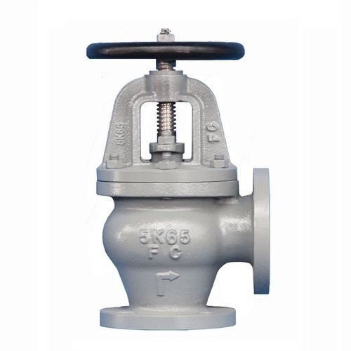 Angle Type Globe Valve Manufacturer In Jamnagar - Color: Silver