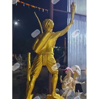 Gold Plated Fiber Statue