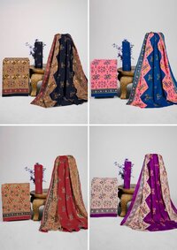 Laado 4 Matching Printed Dress Material